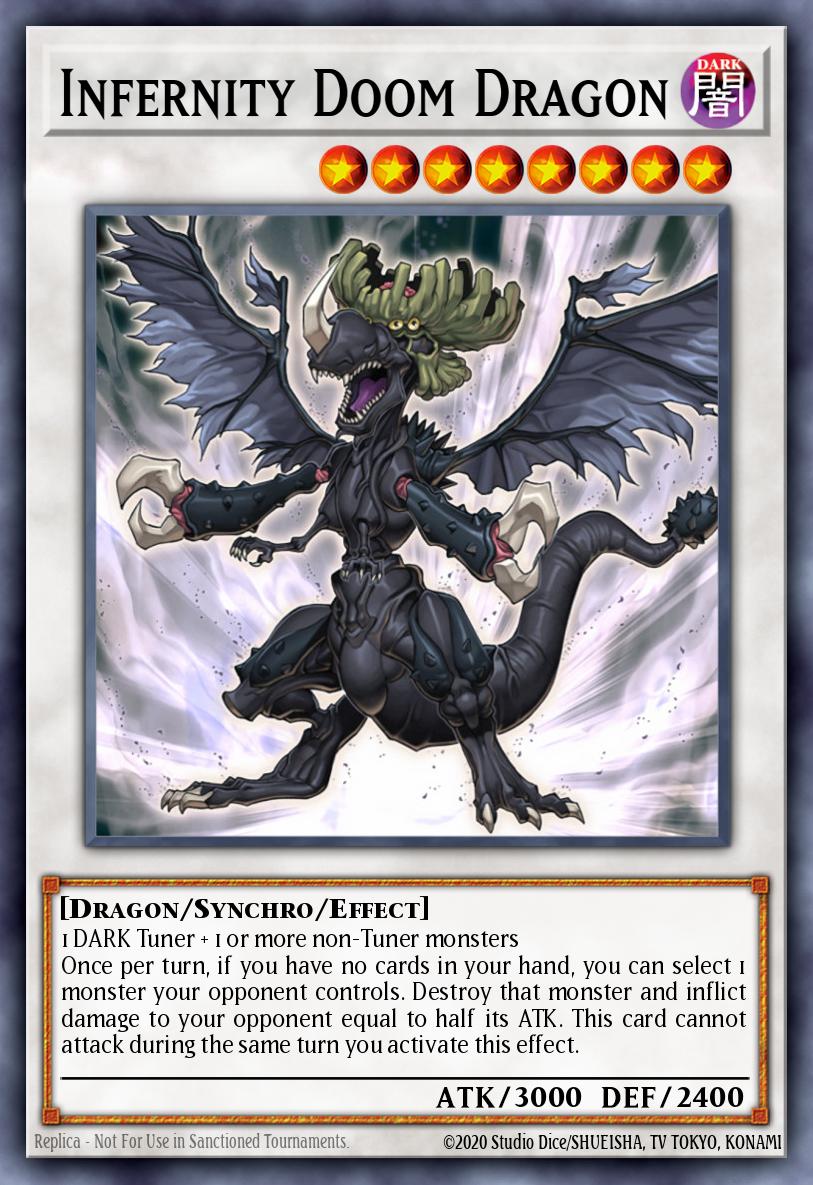 Infernity Doom Dragon Common OP14-PT035 OTS Tournament Pack 14 (POR) Yugioh card