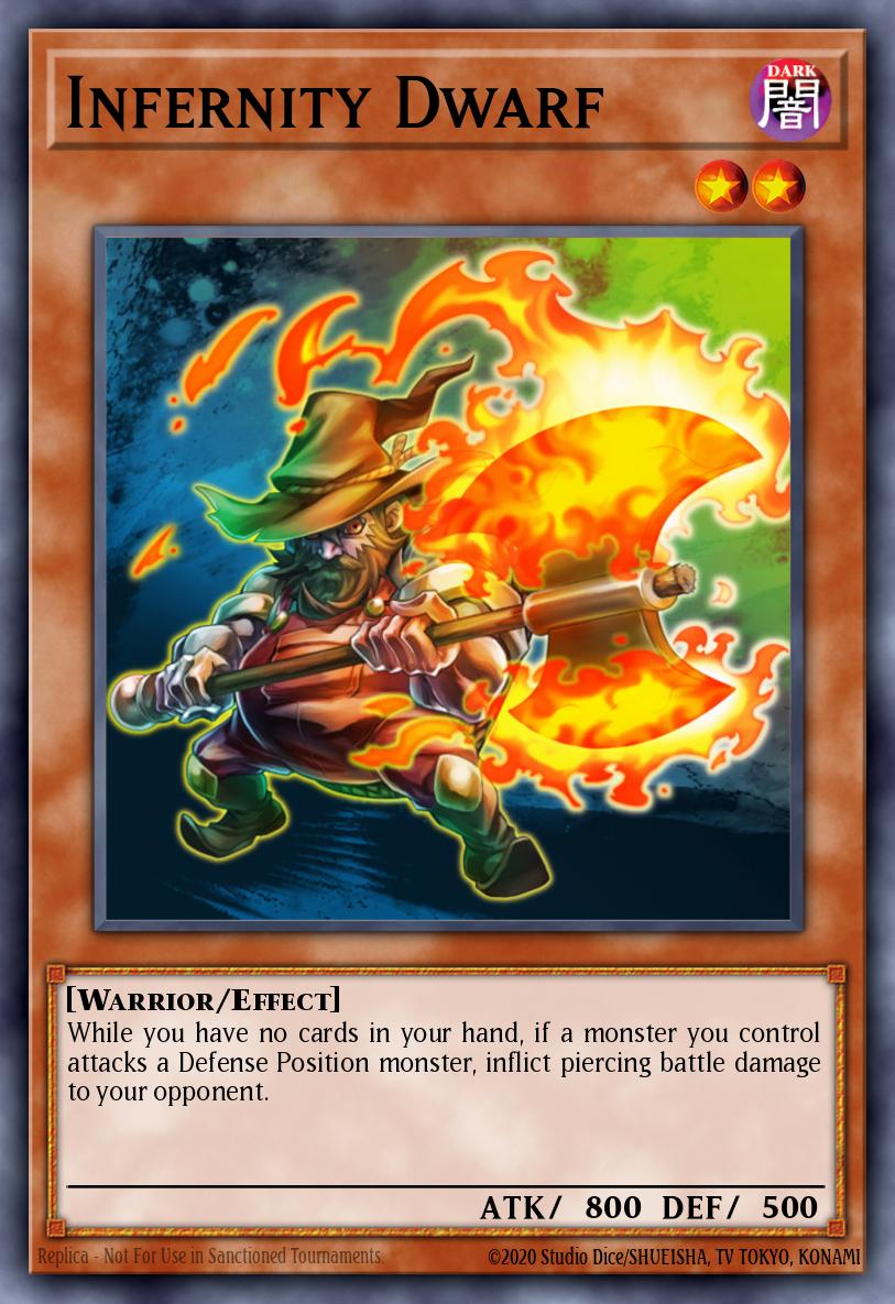 Infernity Dwarf Common GLD3-EN028 Gold Series 3 Yugioh card