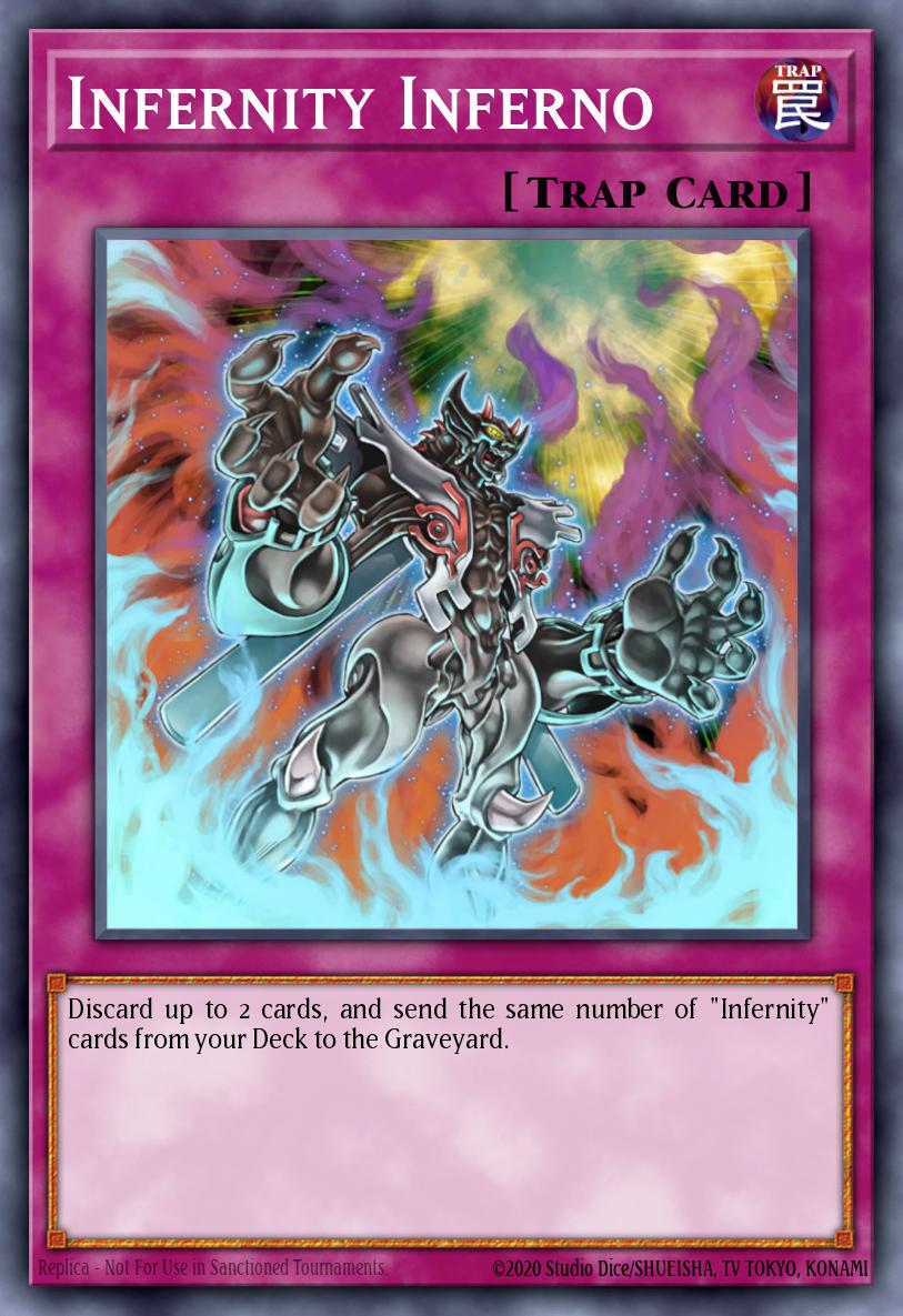 Infernity Inferno Rare TSHD-EN071 The Shining Darkness Yugioh card