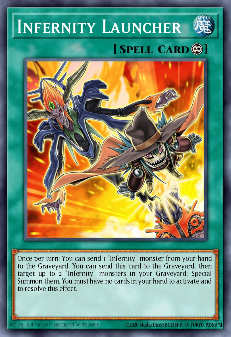Infernity Launcher Ultra Rare DUSA-EN082 Duelist Saga Yugioh card