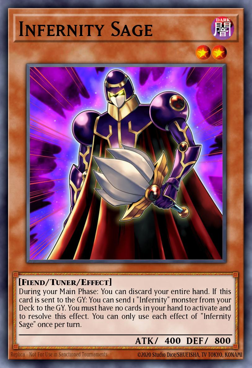Infernity Sage Ultra Rare GFP2-EN017 Ghosts From the Past The 2nd Haunting Yugioh card