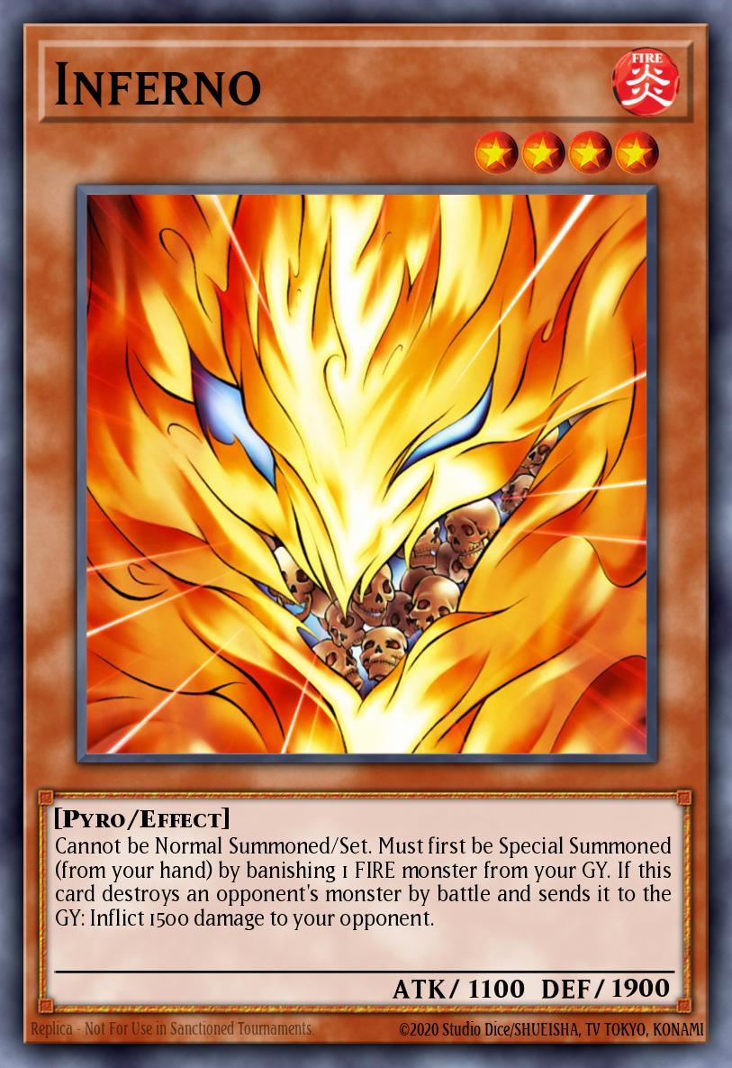Inferno Common DR2-EN019 Dark Revelation Volume 2 Yugioh card