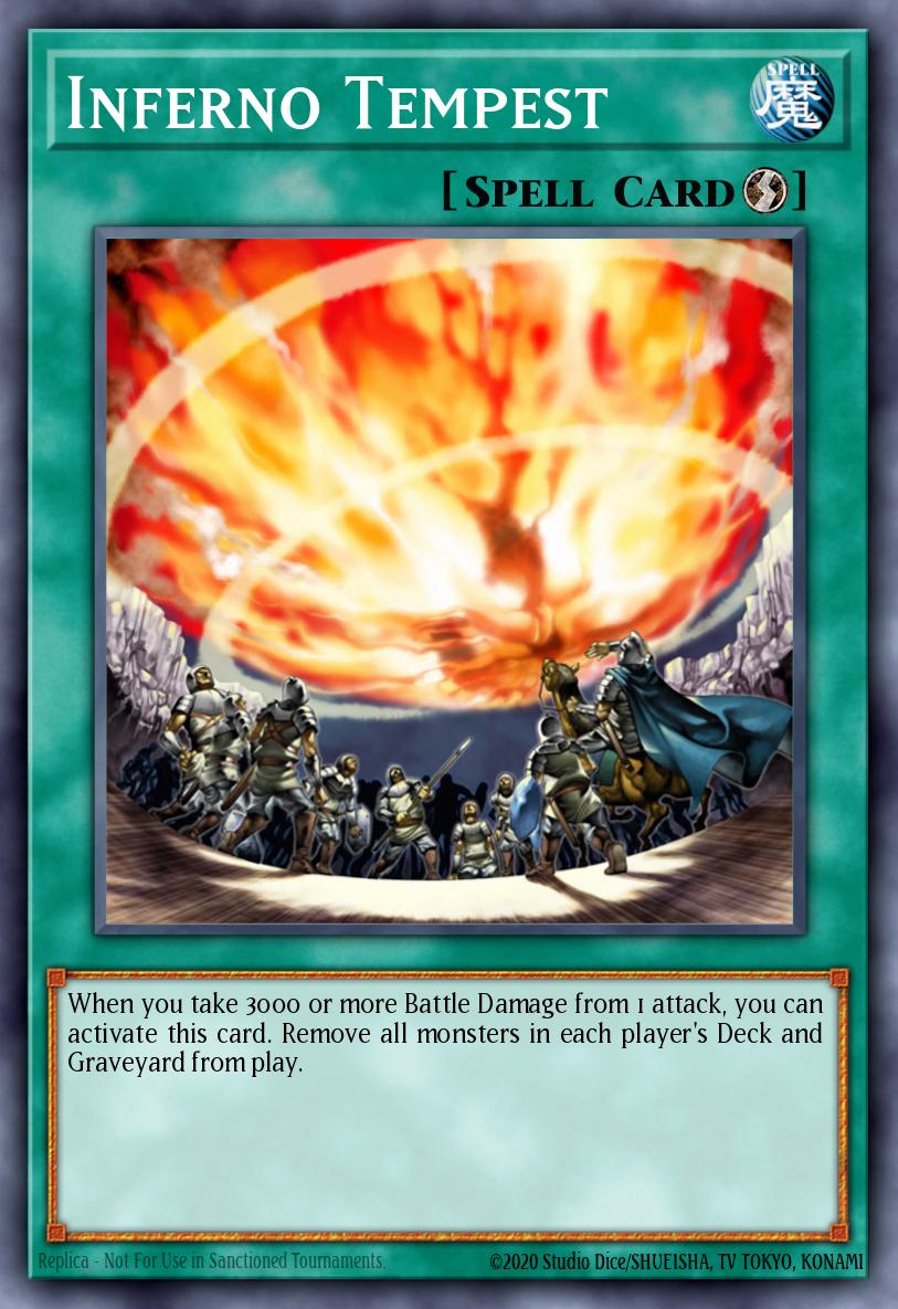 Inferno Tempest Common EP1-EN007 Exclusive Pack Yugioh card