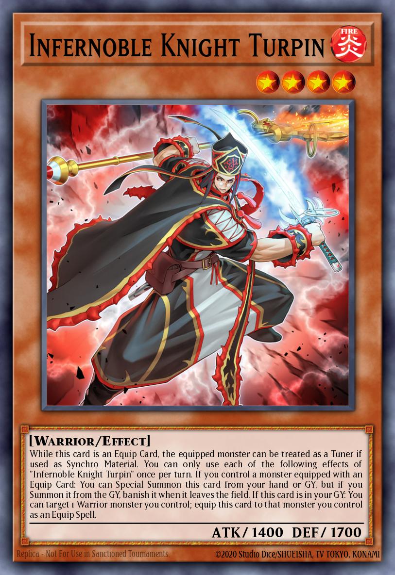 Infernoble Knight Turpin Ultra Rare MP24-EN212 25th Anniversary Tin Dueling Mirrors Yugioh card