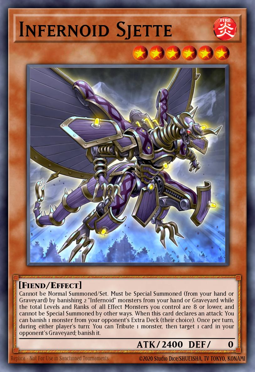 Infernoid Sjette Ultra Rare BLTR-EN068 Battles of Legend Terminal Revenge Yugioh card