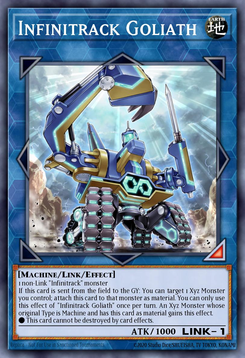 Infinitrack Goliath Ultra Rare MP20-EN215 2020 Tin of Lost Memories Mega Pack Yugioh card
