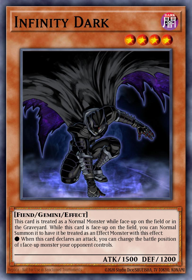 Infinity Dark Common GLAS-EN027 Gladiators Assault Yugioh card