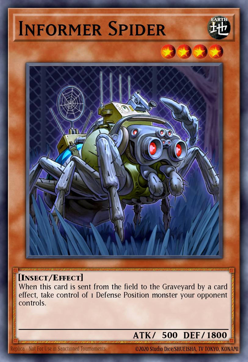 Informer Spider Common ABPF-EN024 Absolute Powerforce Yugioh card