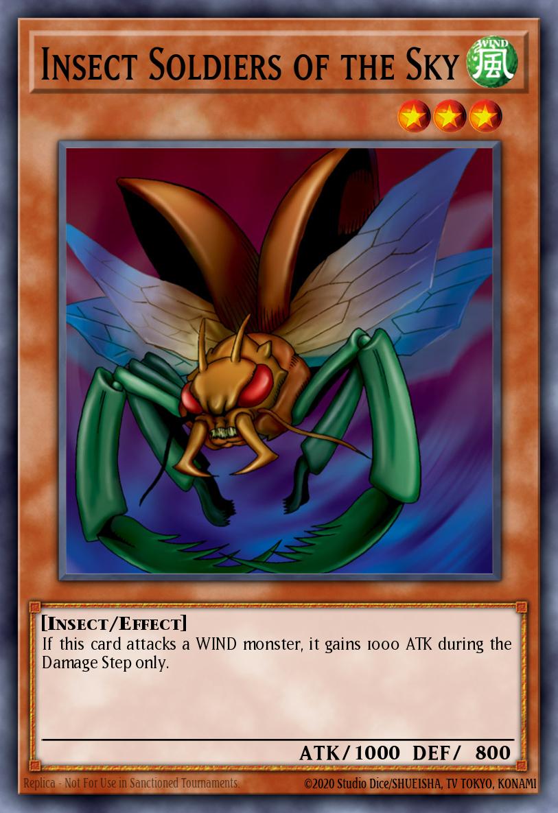 Insect Soldiers of the Sky Common MRD-101 Metal Raiders Yugioh card