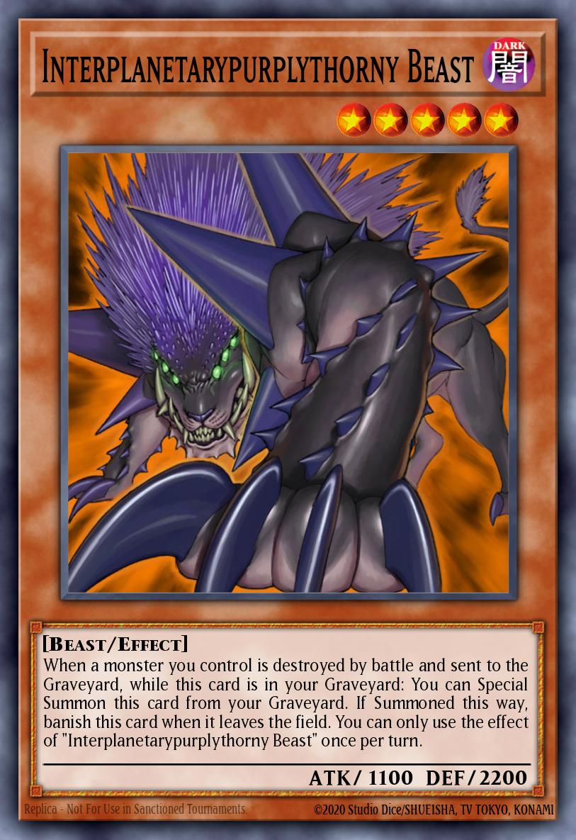 Interplanetarypurplythorny Beast Common MP14-EN246 2014 Mega-Tin Mega Pack Yugioh card