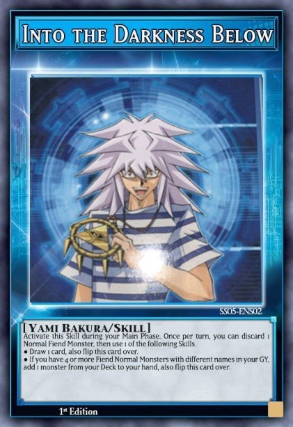 Into the Darkness Below Common SS05-ENS02 Speed Duel Starter Decks Twisted Nightmares Yugioh card
