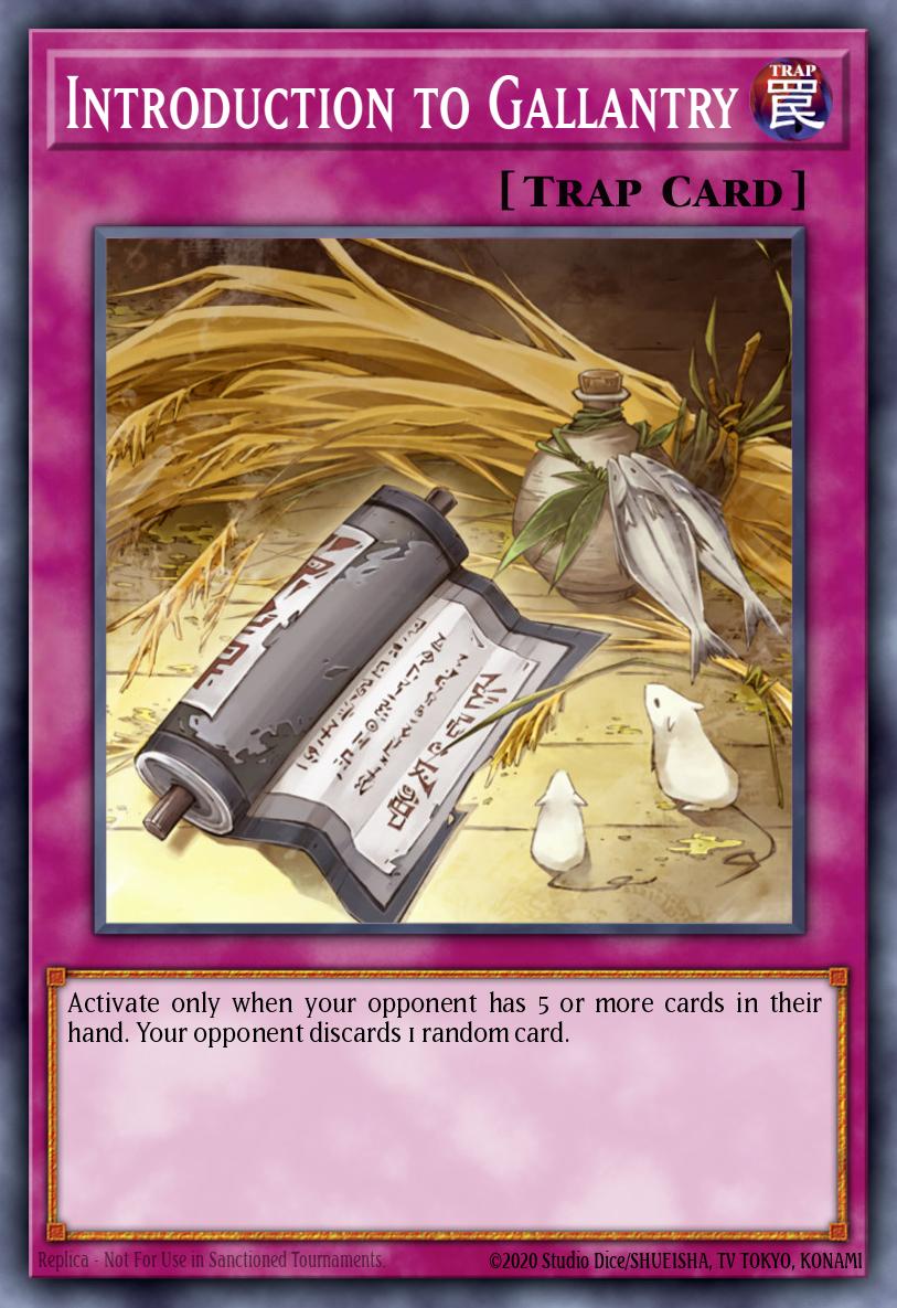 Introduction to Gallantry Common FOTB-EN053 Force of the Breaker Yugioh card