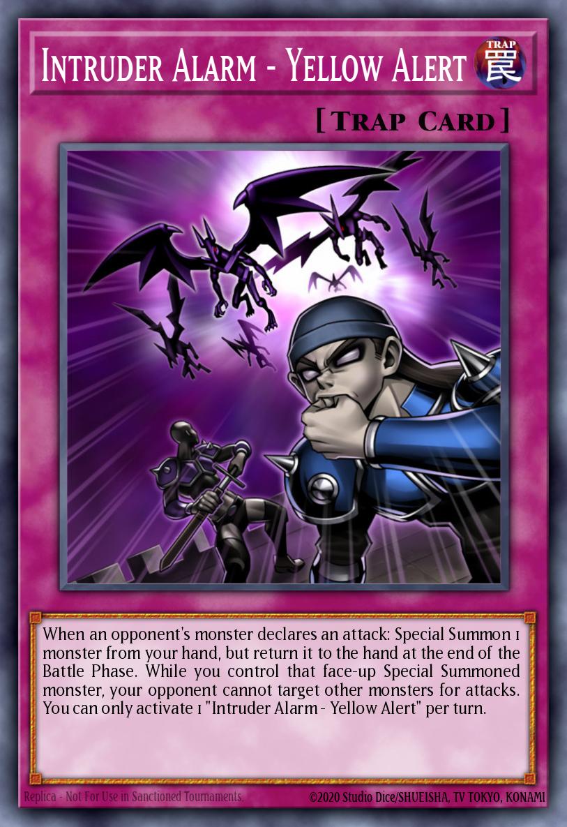 Intruder Alarm - Yellow Alert Ultra Rare BLAR-EN003 Battles of Legend Armageddon Yugioh card