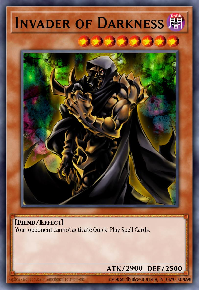 Invader of Darkness Ultra Rare DR2-EN112 Dark Revelation Volume 2 Yugioh card