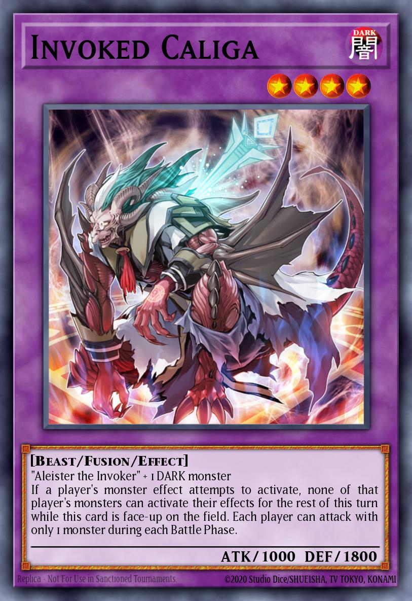 Invoked Caliga Ultra Rare BLGG-EN084 Battles of Legend: Glorious Gallery Yugioh card
