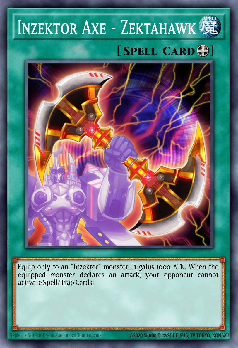 Inzektor Axe - Zektahawk Super Rare ORCS-EN000 Order of Chaos Yugioh card