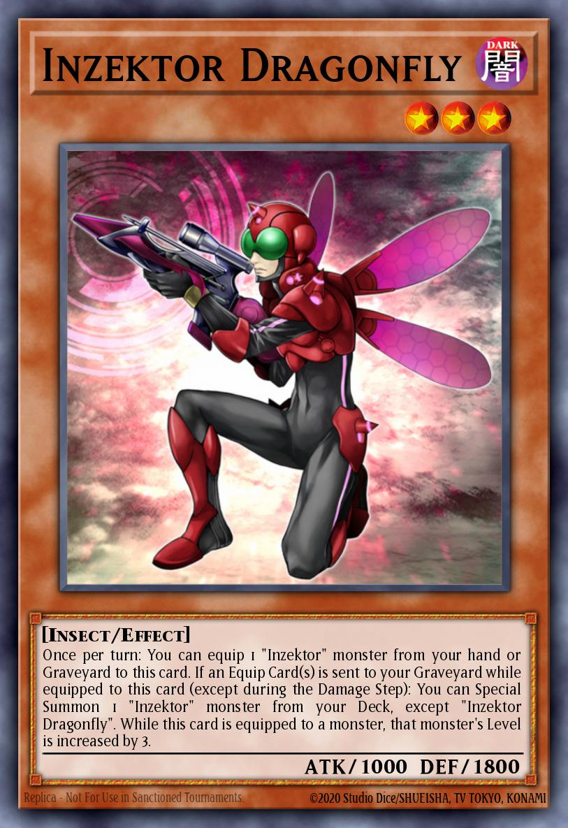 Inzektor Dragonfly Rare ORCS-EN020 Order of Chaos Yugioh card