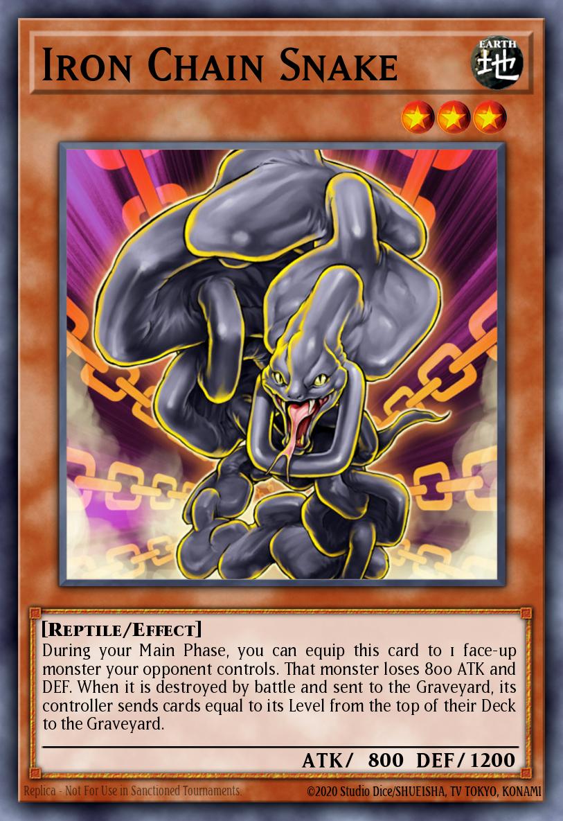 Iron Chain Snake Common CSOC-EN018 Crossroads of Chaos Yugioh card