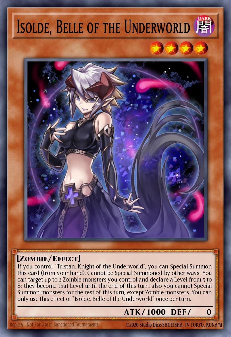 Isolde Belle of the Underworld Gold Secret Rare PGL2-EN010 Premium Gold Return of the Bling Yugioh card