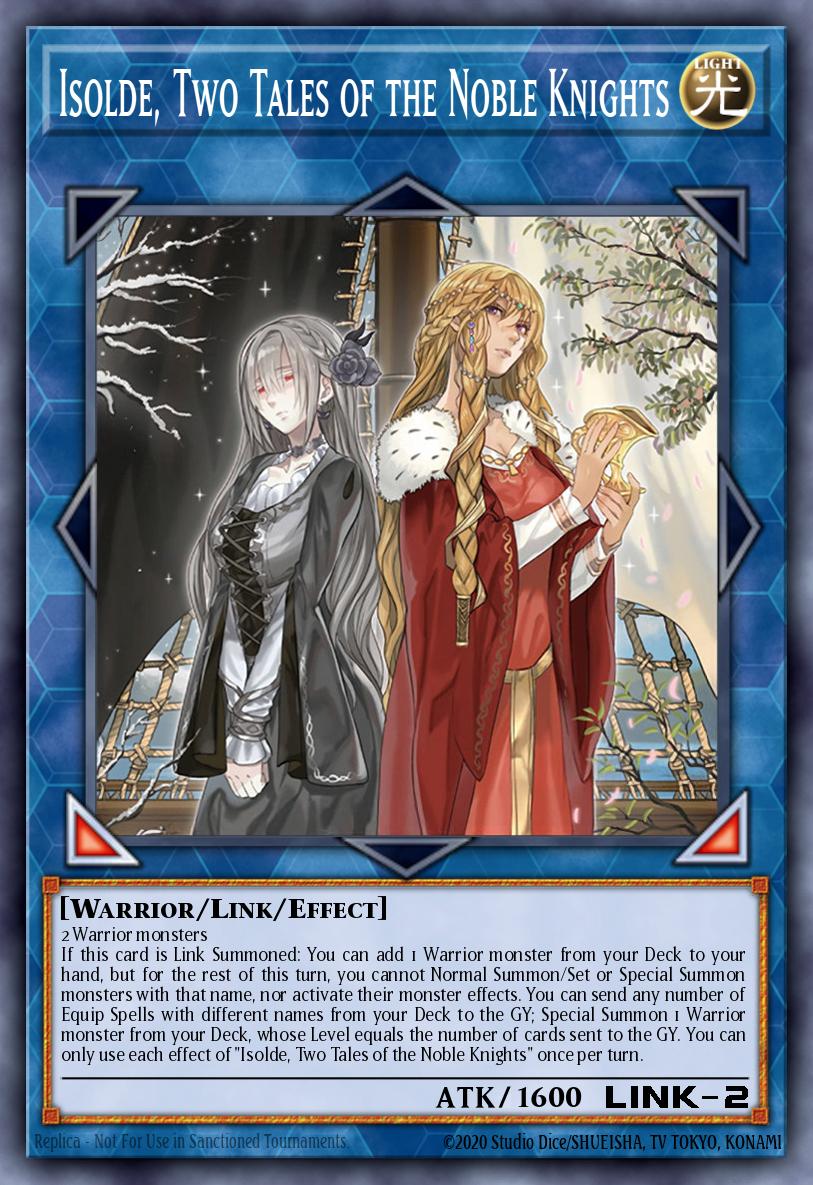 Isolde Two Tales of the Noble Knights Collector's Rare AMDE-EN052 Amazing Defenders Yugioh card