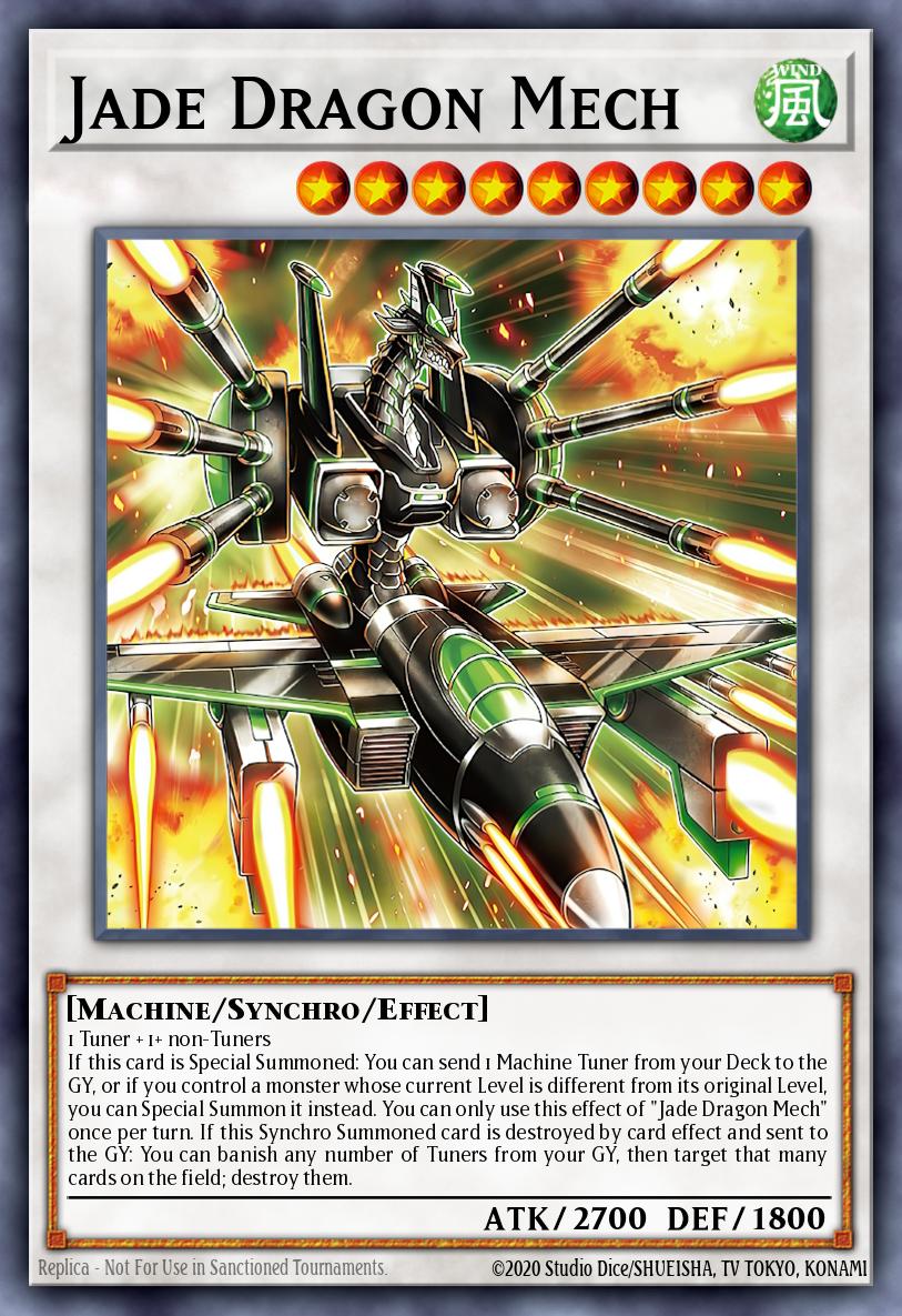 Jade Dragon Mech Super Rare BPRO-EN082 Burst Protocol Yugioh card
