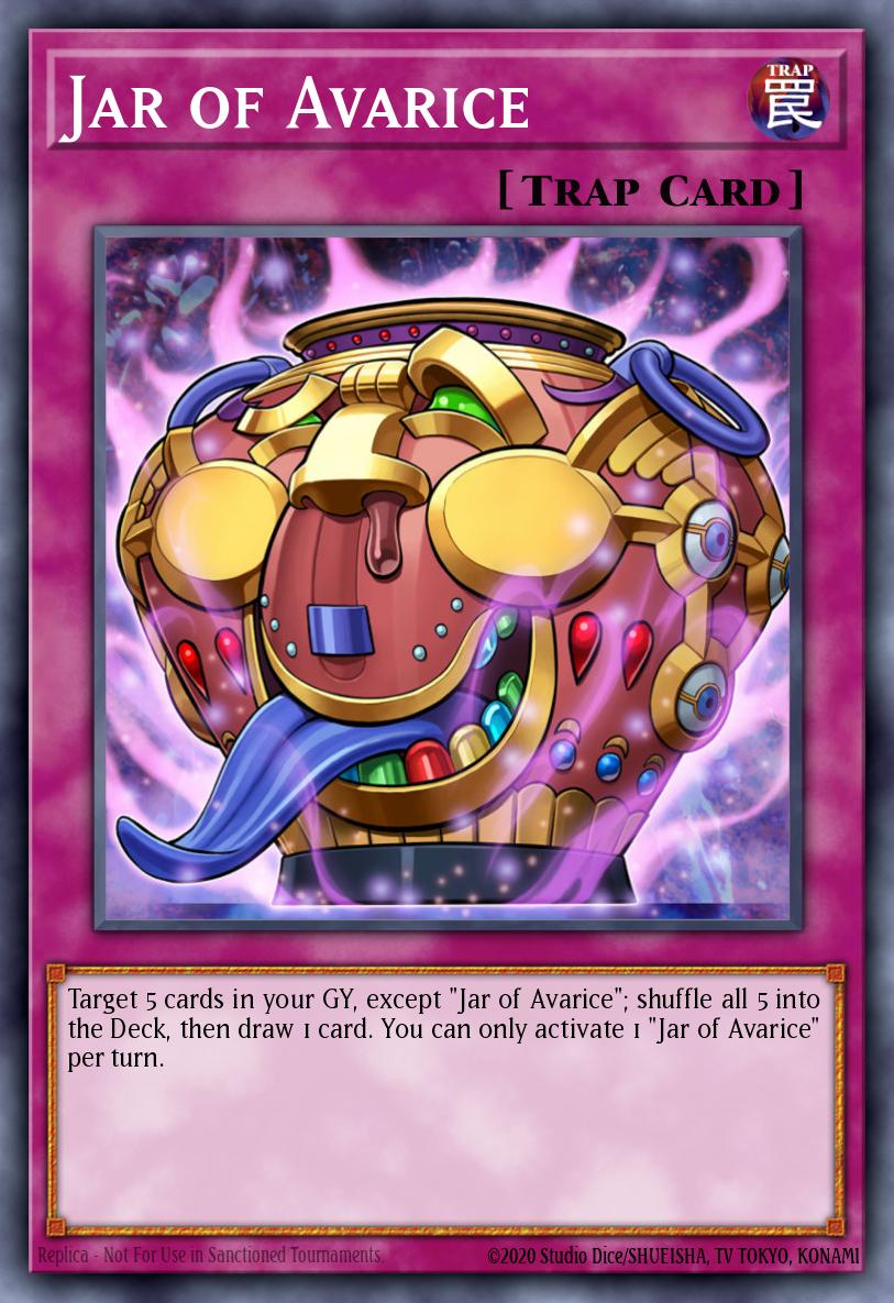 Jar of Avarice Secret Rare MP16-EN033 2016 Mega-Tin Mega Pack Yugioh card