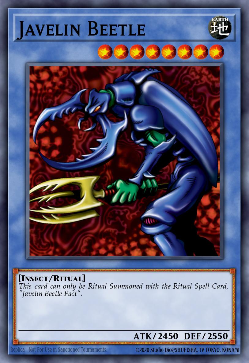 Javelin Beetle Secret Rare PP01-EN013 Premium Pack (TCG) Yugioh card