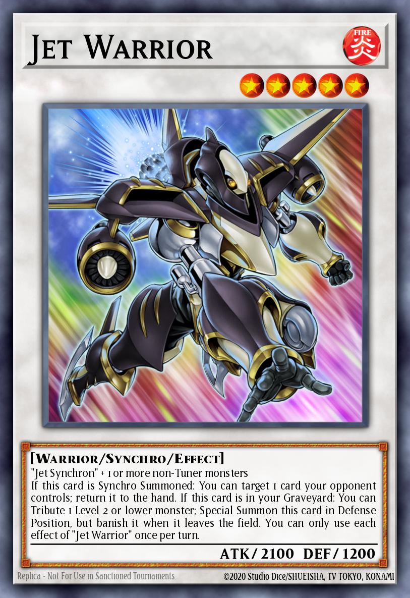 Jet Warrior Ultra Rare SDSE-EN041 Synchron Extreme Structure Deck Yugioh card
