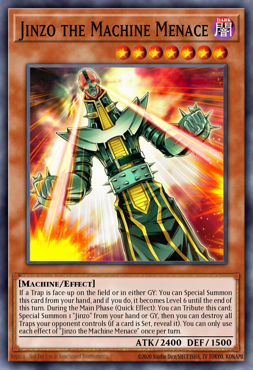 Jinzo the Machine Menace Ultra Rare LED7-EN031 Legendary Duelists Rage of Ra Yugioh card