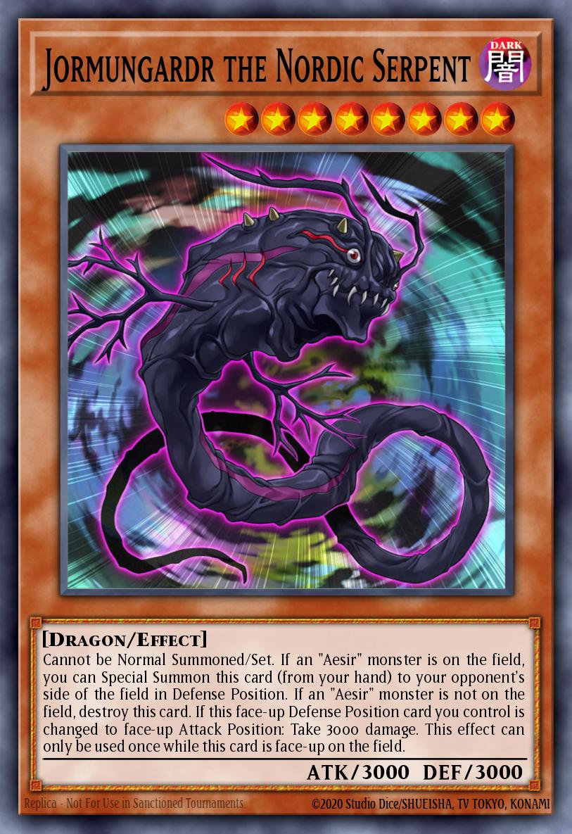 Jormungardr the Nordic Serpent Ultra Rare LC05-EN001 Legendary Collection 5Ds Yugioh card