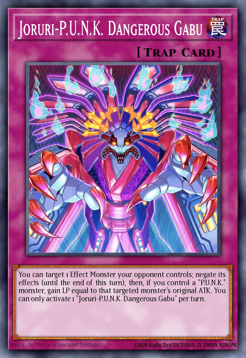 Joruri-PUNK Dangerous Gabu Ultra Rare BLMM-EN081 Battles of Legend Monster Mayhem Yugioh card