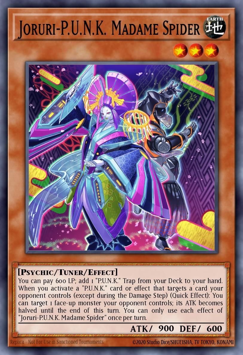 Joruri-PUNK Madame Spider Ultra Rare BLMM-EN072 Battles of Legend Monster Mayhem Yugioh card