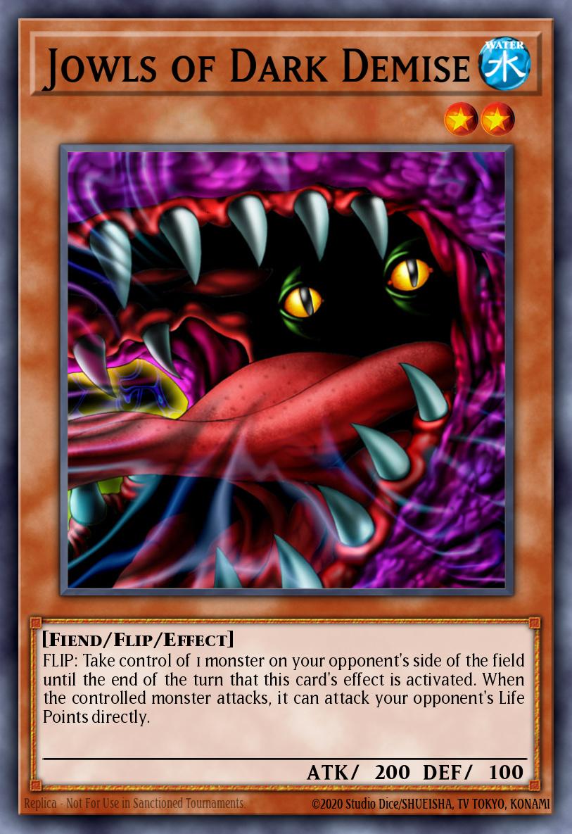 Jowls of Dark Demise Common DB2-EN212 Dark Beginning 2 Yugioh card