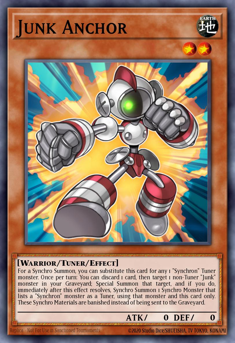 Junk Anchor Ultra Rare BLAR-EN065 Battles of Legend Armageddon Yugioh card