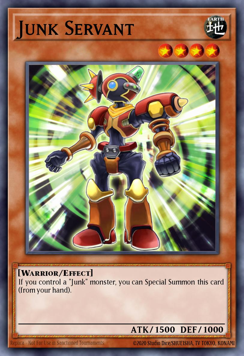 Junk Servant Rare EXVC-EN001 Extreme Victory Yugioh card