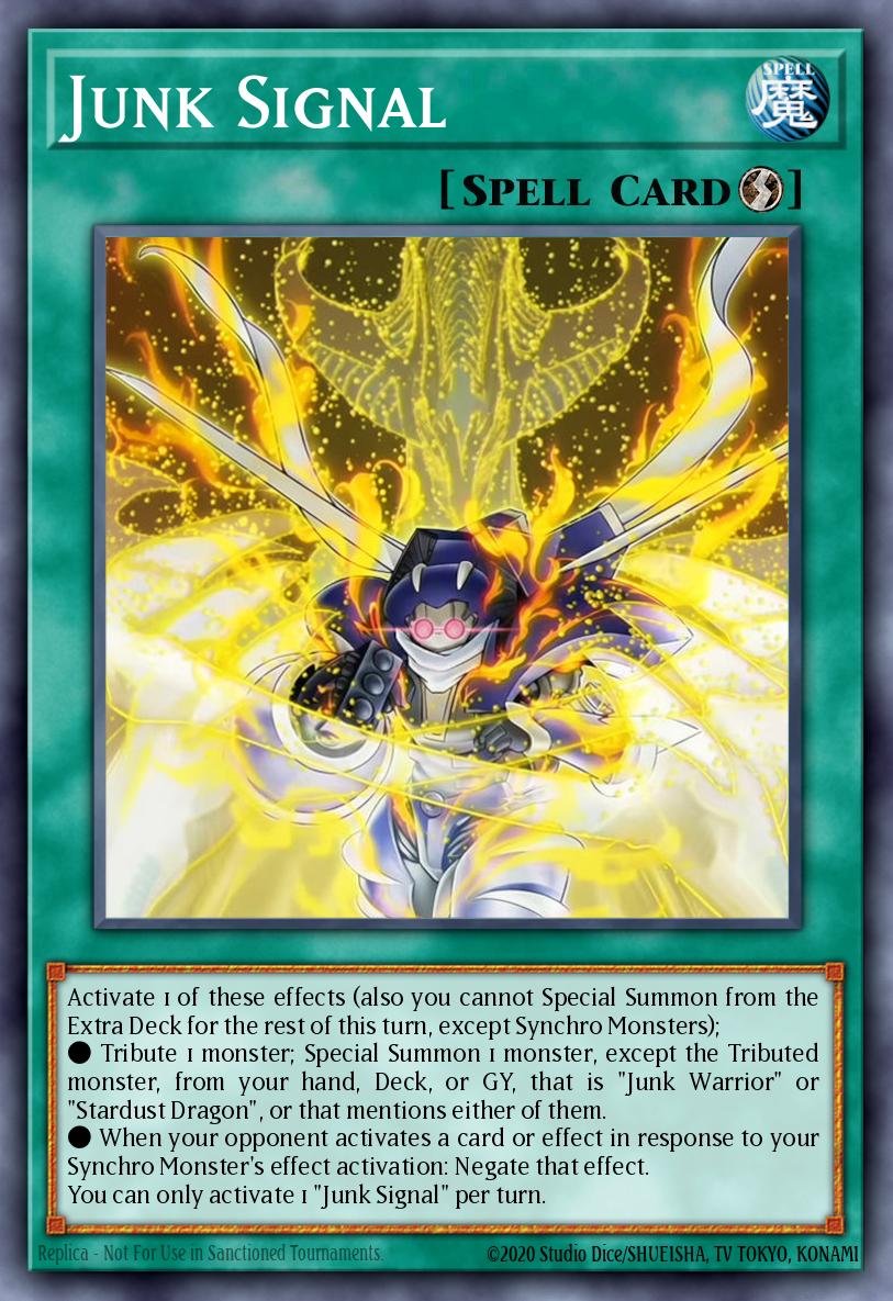 Junk Signal Common BLZD-EN053 Blazing Dominion Yugioh card