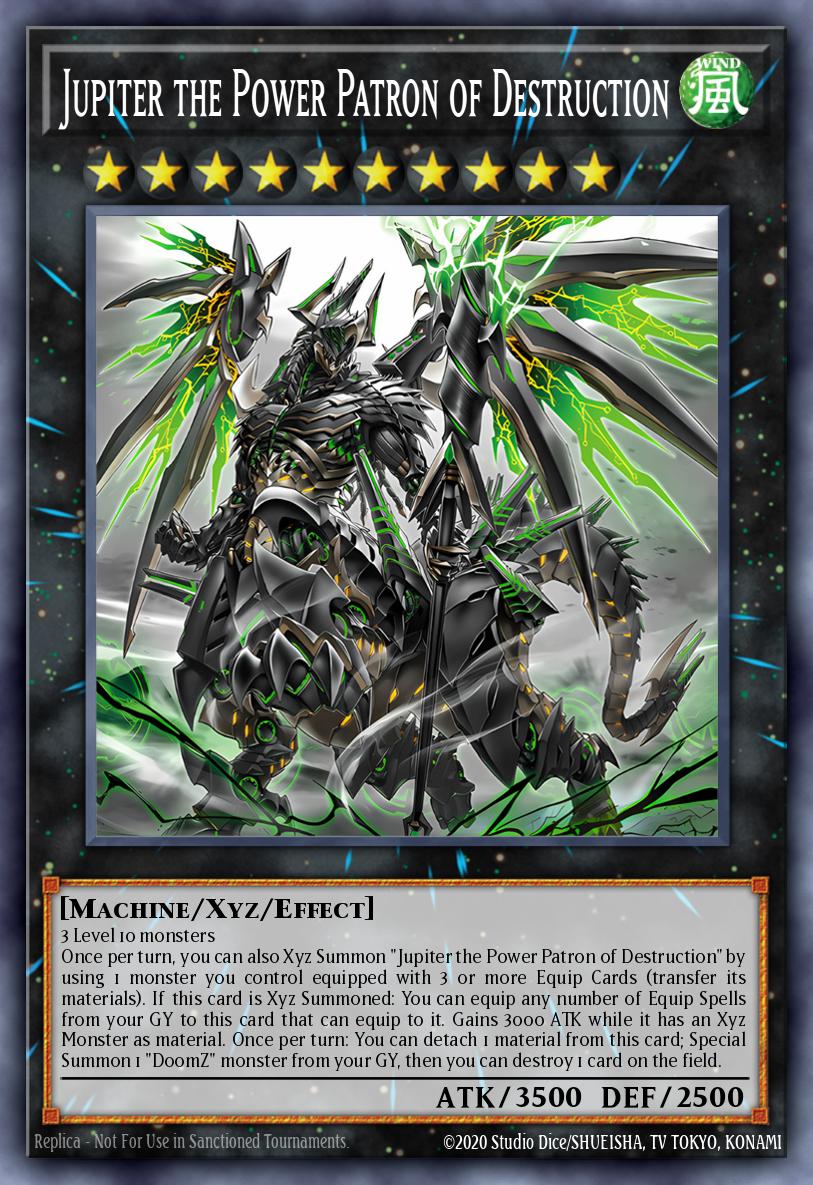 Jupiter the Power Patron of Destruction Starlight Rare DOOD-EN044 Doom of Dimensions Yugioh card