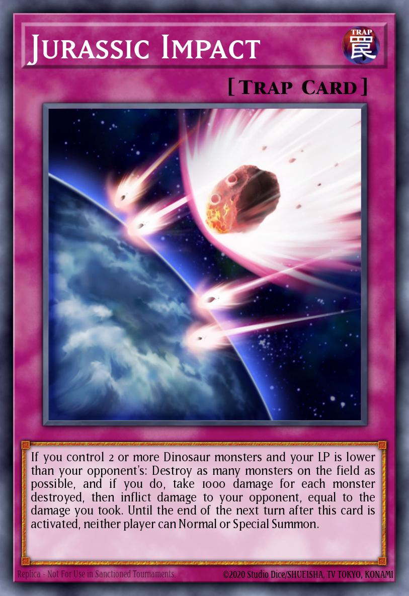 Jurassic Impact Ultra Rare BLLR-EN030 Battles of Legend Lights Revenge Yugioh card