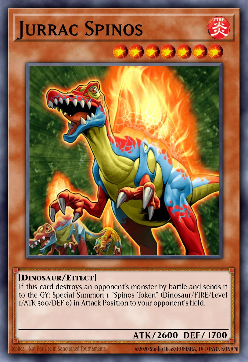 Jurrac Spinos Duel Terminal Rare Parallel Rare DT03-EN016 Duel Terminal 3 Yugioh card