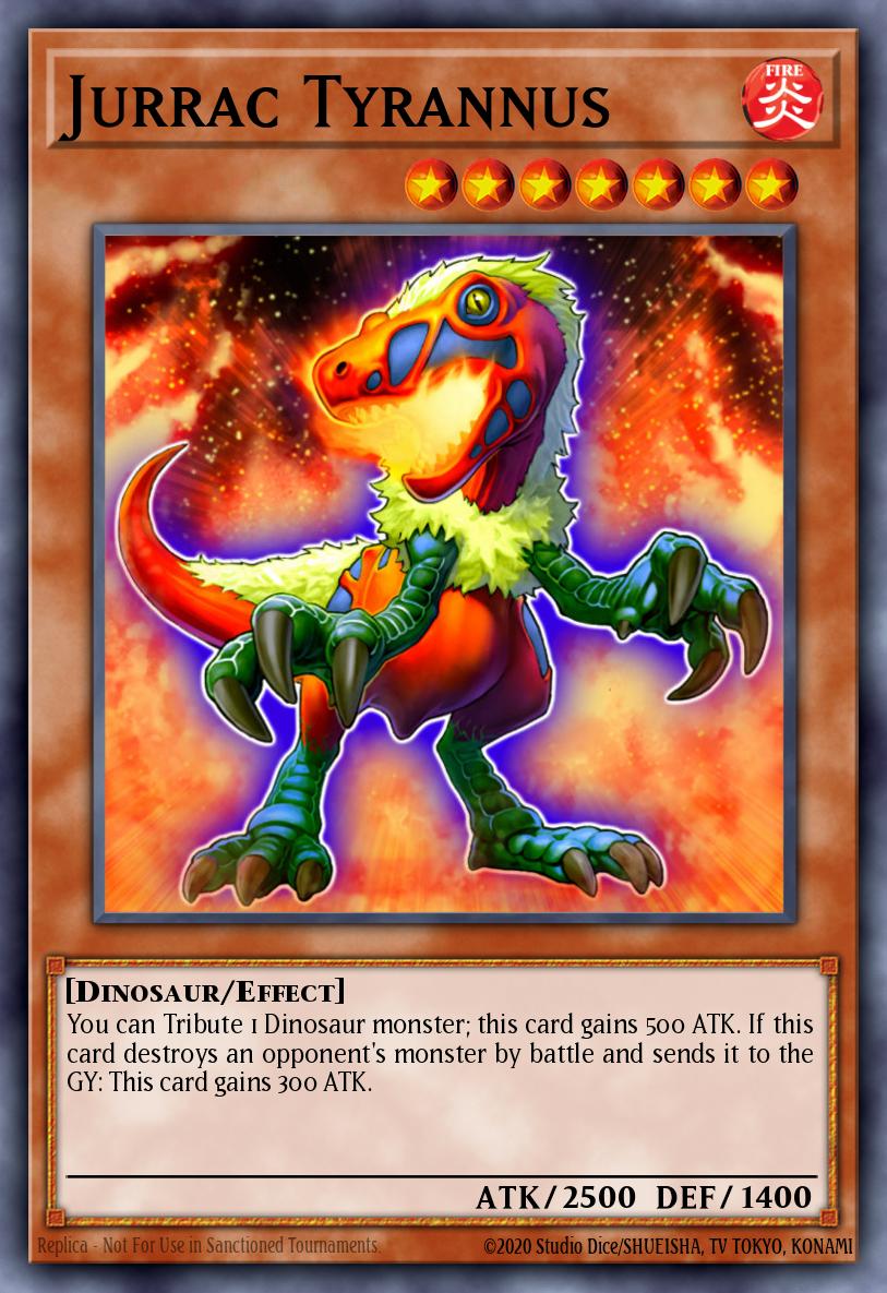 Jurrac Tyrannus Duel Terminal Super Parallel Rare DT02-EN068 Duel Terminal 2 Yugioh card