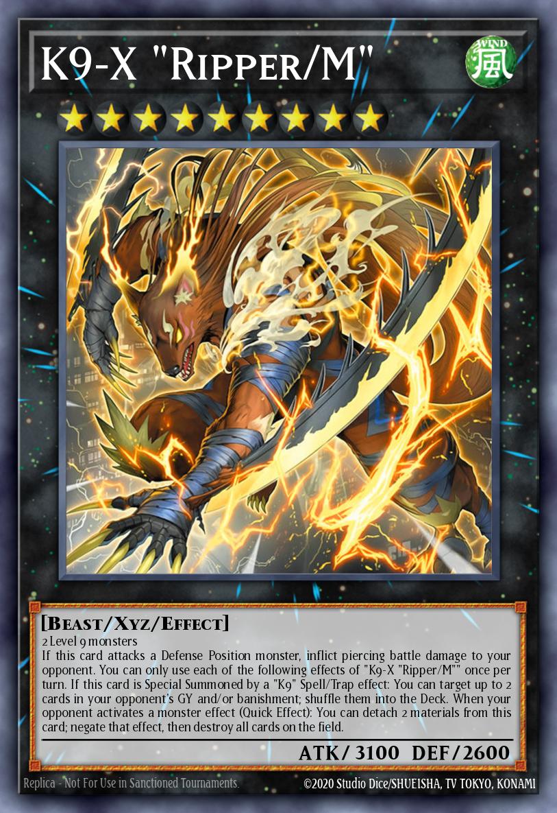 K9-X "Ripper/M" Starlight Rare BPRO-EN043 Burst Protocol Yugioh card