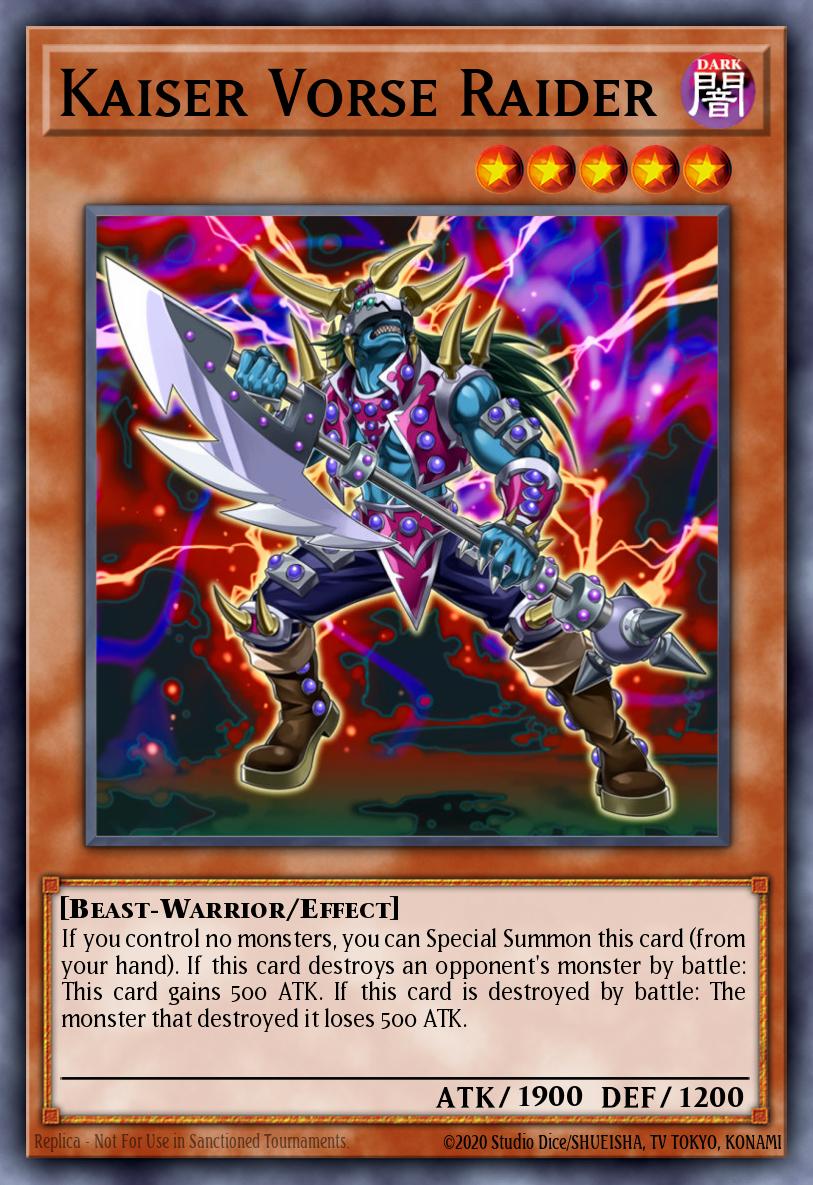 Kaiser Vorse Raider Ultra Rare MVP1-EN002 Yu-Gi-Oh! The Dark Side of Dimensions Movie Pack Yugioh card