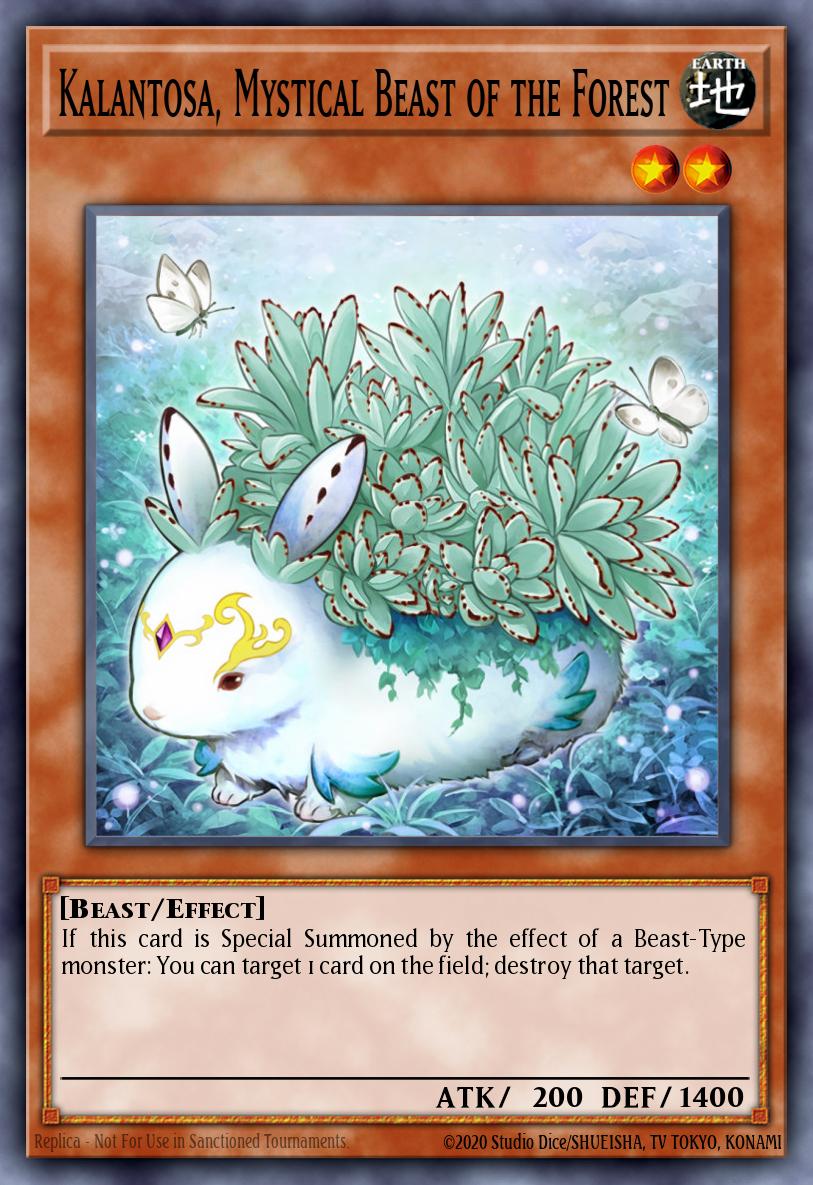 Kalantosa Mystical Beast of the Forest Ultra Rare BLAR-EN067 Battles of Legend Armageddon Yugioh card