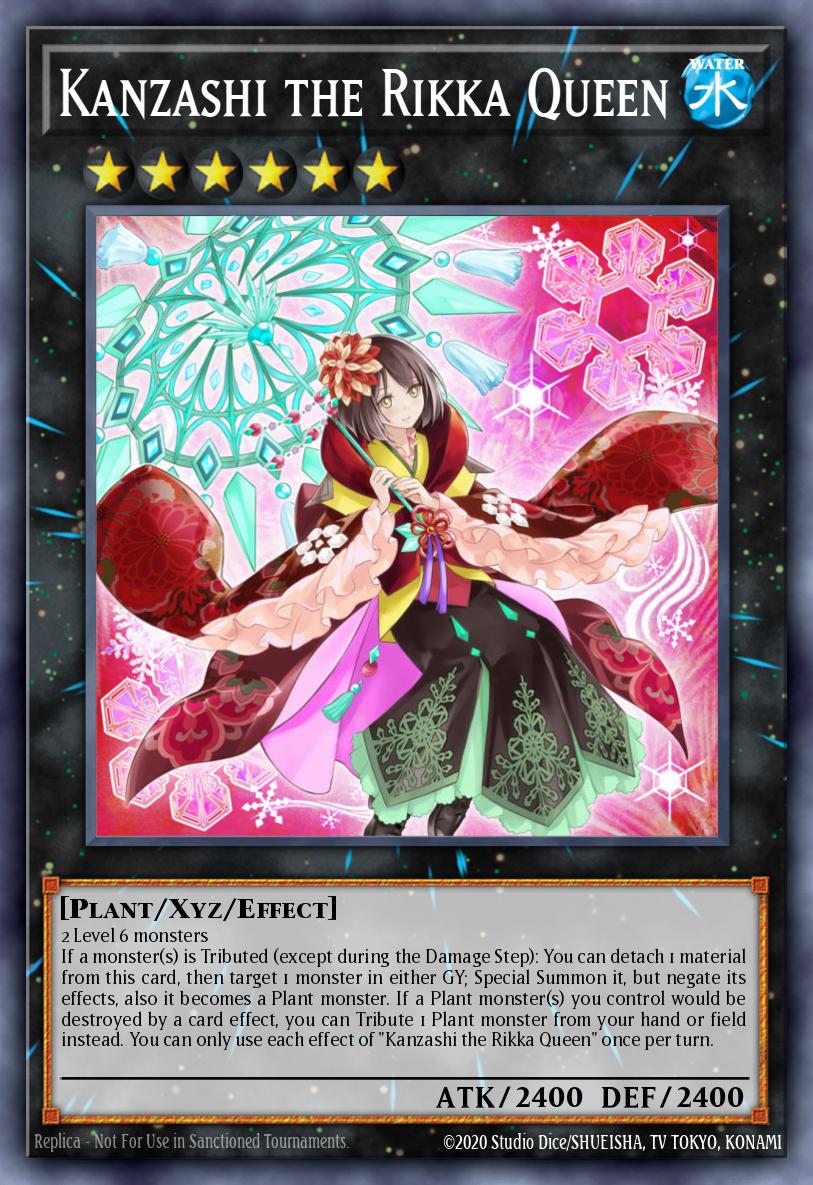 Kanzashi the Rikka Queen Super Rare SESL-EN021 Secret Slayers Yugioh card