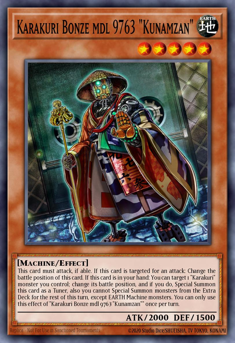 Karakuri Bonze mdl 9763 Kunamzan Common IGAS-EN014 Ignition Assault Yugioh card