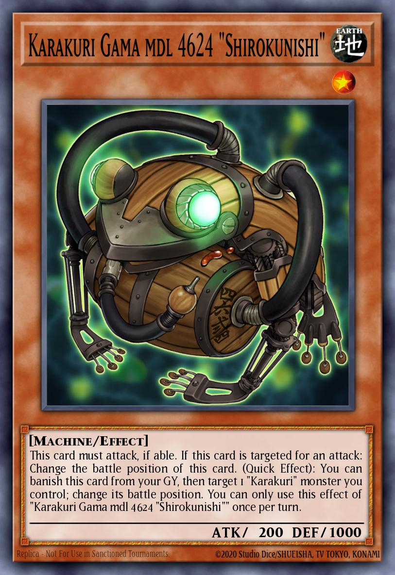 Karakuri Gama mdl 4624 Shirokunishi Common IGAS-EN015 Ignition Assault Yugioh card