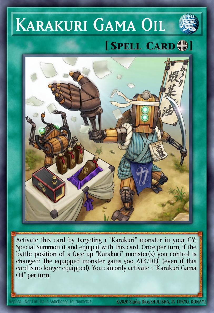 Karakuri Gama Oil Common IGAS-EN058 Ignition Assault Yugioh card