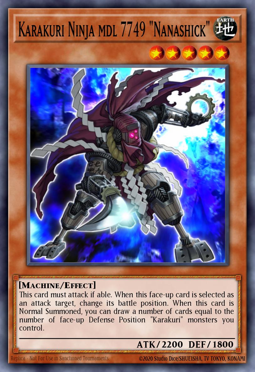 Karakuri Ninja mdl 7749 Nanashick Common EXVC-EN031 Extreme Victory Yugioh card