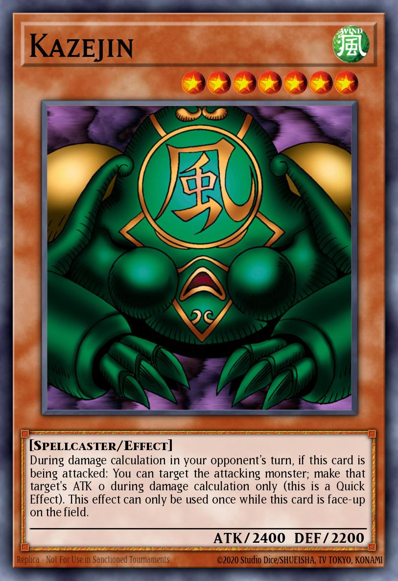 Kazejin Common DB1-EN158 Dark Beginning 1 Yugioh card