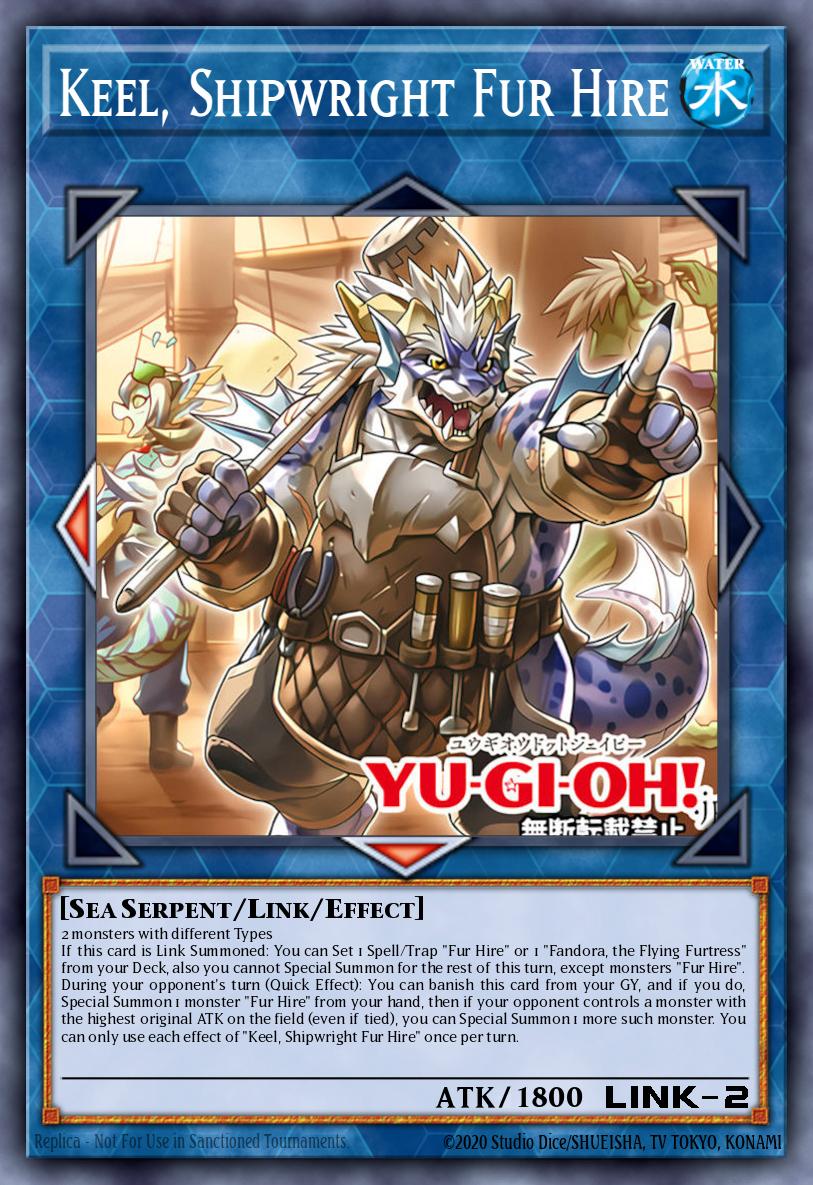 Keel, Shipwright Fur Hire Common BPRO-EN050 Burst Protocol Yugioh card